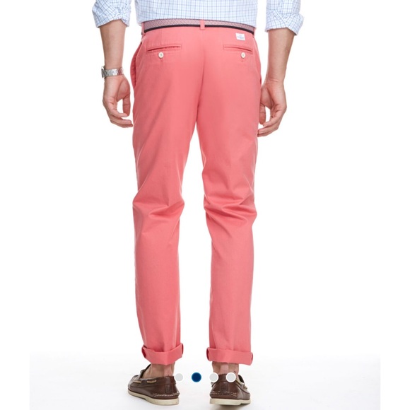Vineyard Vines Classic Fit Club Twill Khakis Pants - Picture 3 of 8